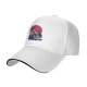 Black Baseball Cap With Playful Sushi Character Art Print
