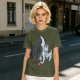Olive T-Shirt Featuring Toothless and Light Fury Dragons