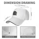 Black baseball cap with 'Here Lies My Motivation' tombstone graphic