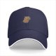 Black Baseball Cap With Capybara Wearing Glasses Graphic