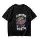 Olive T-Shirt With Surprise Party Mimic Monster Graphic