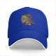 Black baseball cap with Frankenstein monster graphic print