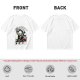 Olive t-shirt with cute grim reaper 'I put the cute in execute' print
