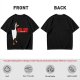 Olive T-Shirt With Metal Goose Solid Parody Graphic Print