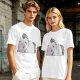 Olive Green T-Shirt With Crying Chubby Unicorn Rainbow Print