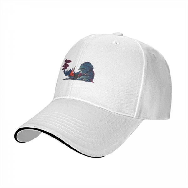 Black Baseball Cap With Knight By Campfire Graphic Print
