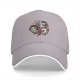 Black Baseball Cap With Chibi Warrior Girls Graphic Print