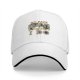 Black baseball cap with 'My Face Reacts Before I Do' printed design
