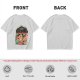 Olive graphic t-shirt with 'All My Plants Are Dead' dinosaur print