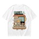 Owl sushi chef at Japanese sushi shop graphic t-shirt