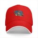 Black Baseball Cap With Fantasy Dice Splash Art Design