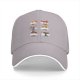 Black Baseball Cap With Sushi Cat Illustrations