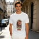 Olive T-Shirt With Red Panda Driving Car 'Destination? I'm Going Insane' Print