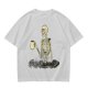 Olive Skeleton Holding Coffee Mug In Water Graphic T-Shirt