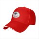 Black Baseball Cap With Aperture Bakery Cake Logo Print