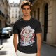 One Piece Gear 5 Luffy Graphic Print Olive T-Shirt