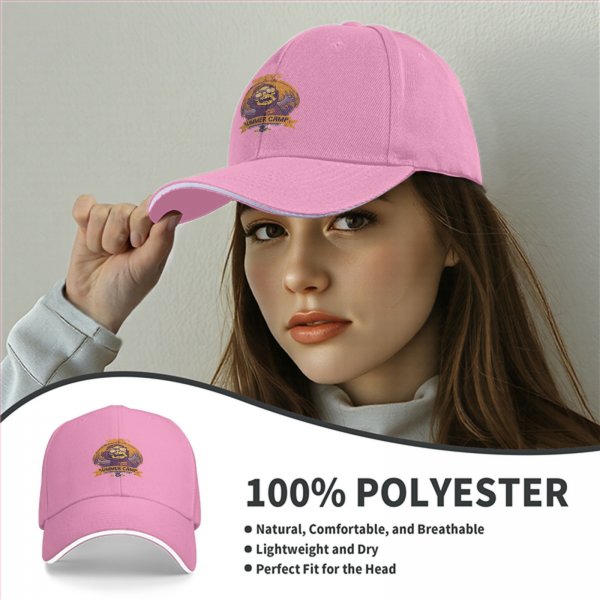 Skeletor's Summer Camp Graphic Black Baseball Cap