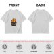 Olive T-Shirt Featuring a Cute Dragon Wearing a Striped Beanie