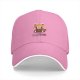 Black Baseball Cap With Cute Red Panda Graphic Design