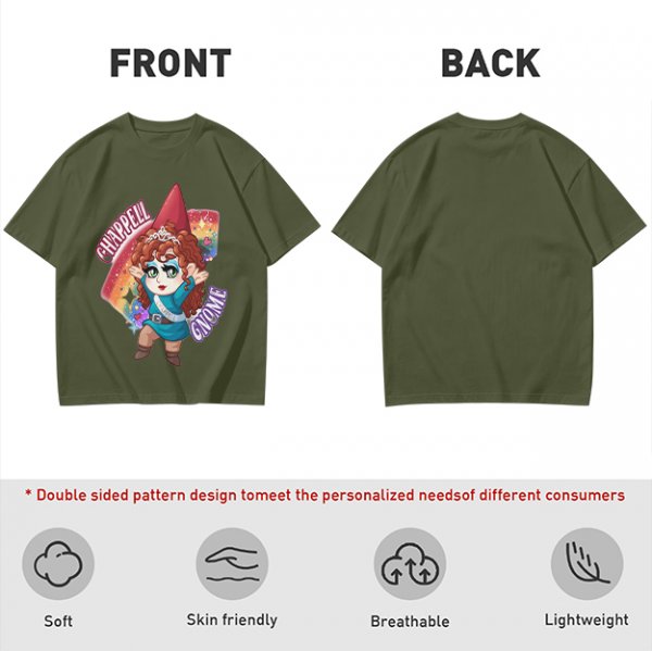 Chappell Gnome Chibi Character Graphic T-Shirt