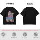 Olive T-Shirt With Colorful Donkey Pinata Graphic Print