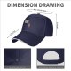 Black Baseball Cap With I'm A Little Chili Cartoon Pepper Design