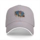 Black Baseball Cap With Fantasy Dice Splash Art Design