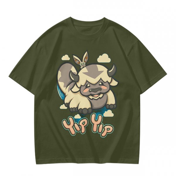 Avatar The Last Airbender Appa Yip Yip Graphic T-Shirt