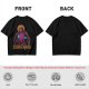 Olive t-shirt with skeleton religious graphic and Ecclesia Grayskullis text