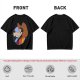 Olive T-Shirt Featuring Cowboy Goofy Cartoon Graphic