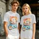 One Piece Going Merry Ship Stamp Graphic T-Shirt