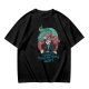 Olive t-shirt with modern mermaid graphic and 'I wanna be where the people aren't' text