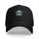 Black baseball cap with Spirited Away anime character print