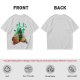 Olive T-shirt with Samurai Warrior and Helmet Art Print