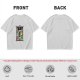 Olive T-Shirt With Tetris Block Character Print