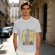 Olive T-Shirt With Funny Taco Characters Around A Campfire