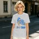 Olive T-Shirt with Sleeping Skeleton in Pajamas 'Dead Tired' Print