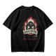 Chaotic Neutral D20 Fire Graphic T-Shirt For Tabletop RPG Fans