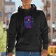 Black hoodie with Skeletor Snake Mountain Gym 1983 graphic