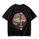 Olive T-shirt with Cartoon Cactus Free Hugs Desert Print