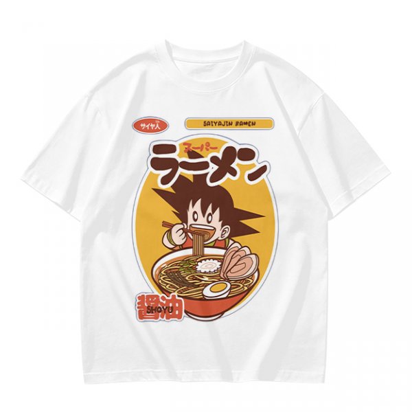 Olive Anime Ramen Graphic T-Shirt