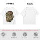 Olive Green T-Shirt With Detailed Monster Dragon Print