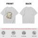 Olive green graphic t-shirt with good friends donut and coffee print