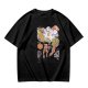 Olive Green T-Shirt With Surreal Mushroom And Vegetable Graphic Print