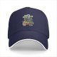 Black baseball cap with Kap'n Krunch graphic print