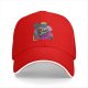 Black Baseball Cap With Colorful Abstract Fantasy Art Print