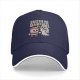 Black baseball cap with sushi and banshees graphic design