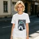 Olive T-shirt with My Neighbor Totoro Rain Scene Print