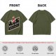 Olive green t-shirt with sarcasm genuine talent unfiltered mocking beer print