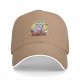 Black baseball cap with Reaper Kitty grim reaper cat graphic print